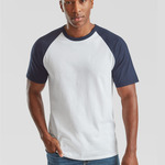 Short Sleeve Baseball T-Shirt by Fruit of the Loom