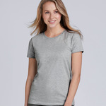 Ladies Premium Cotton T-Shirt by Gildan 